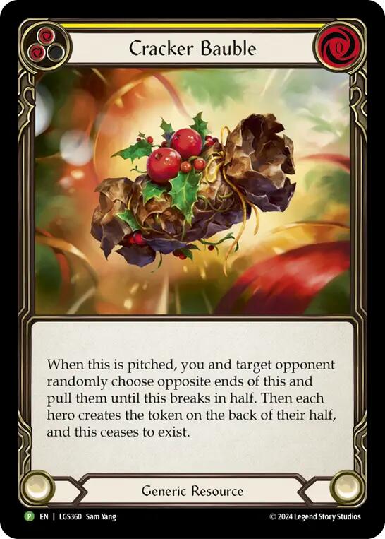 Cracker Bauble // Quicken and Ponder [LGS360-FUN007] (Promo) | Chromatic Games