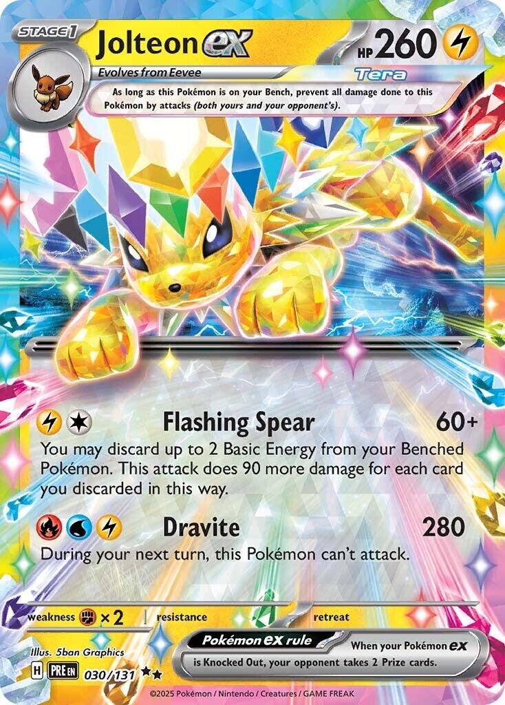 Jolteon ex (030/131) [Scarlet & Violet: Prismatic Evolutions] | Chromatic Games