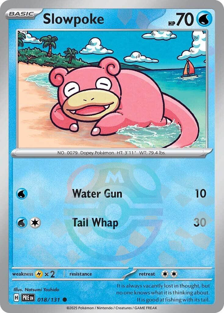 Slowpoke (018/131) (Master Ball Pattern) [Scarlet & Violet: Prismatic Evolutions] | Chromatic Games