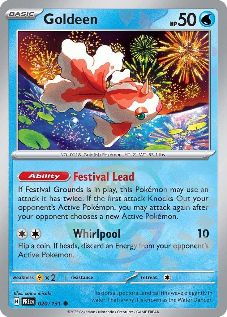 Goldeen (020/131) (Master Ball Pattern) [Scarlet & Violet: Prismatic Evolutions] | Chromatic Games