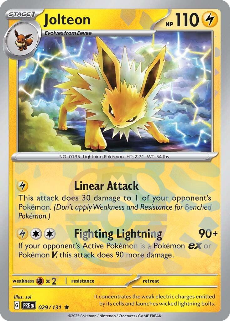 Jolteon (029/131) (Master Ball Pattern) [Scarlet & Violet: Prismatic Evolutions] | Chromatic Games