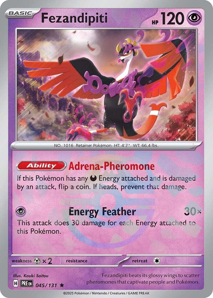 Fezandipiti (045/131) (Master Ball Pattern) [Scarlet & Violet: Prismatic Evolutions] | Chromatic Games