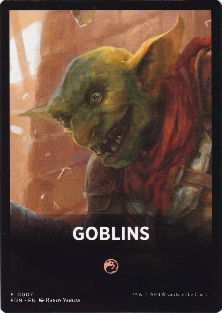 Goblins Theme Card [Foundations Tokens] | Chromatic Games
