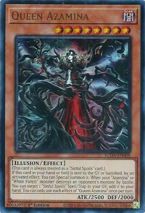 Queen Azamina [SUDA-EN009] Ultra Rare | Chromatic Games
