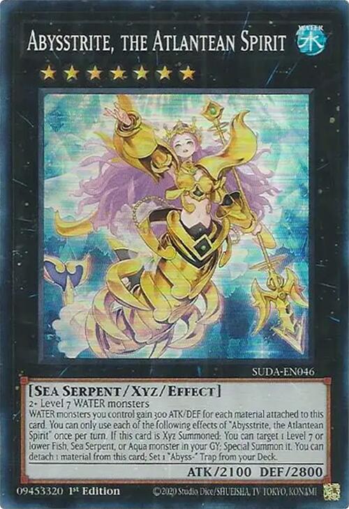 Abysstrite, the Atlantean Spirit [SUDA-EN046] Super Rare | Chromatic Games