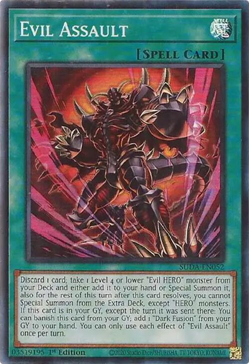 Evil Assault [SUDA-EN052] Super Rare | Chromatic Games