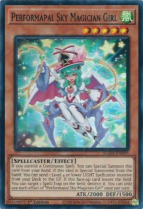 Performapal Sky Magician Girl [SUDA-EN099] Super Rare | Chromatic Games