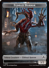 Eldrazi Horror // Human Soldier (0003) Double-Sided Token [Innistrad Remastered Tokens] | Chromatic Games