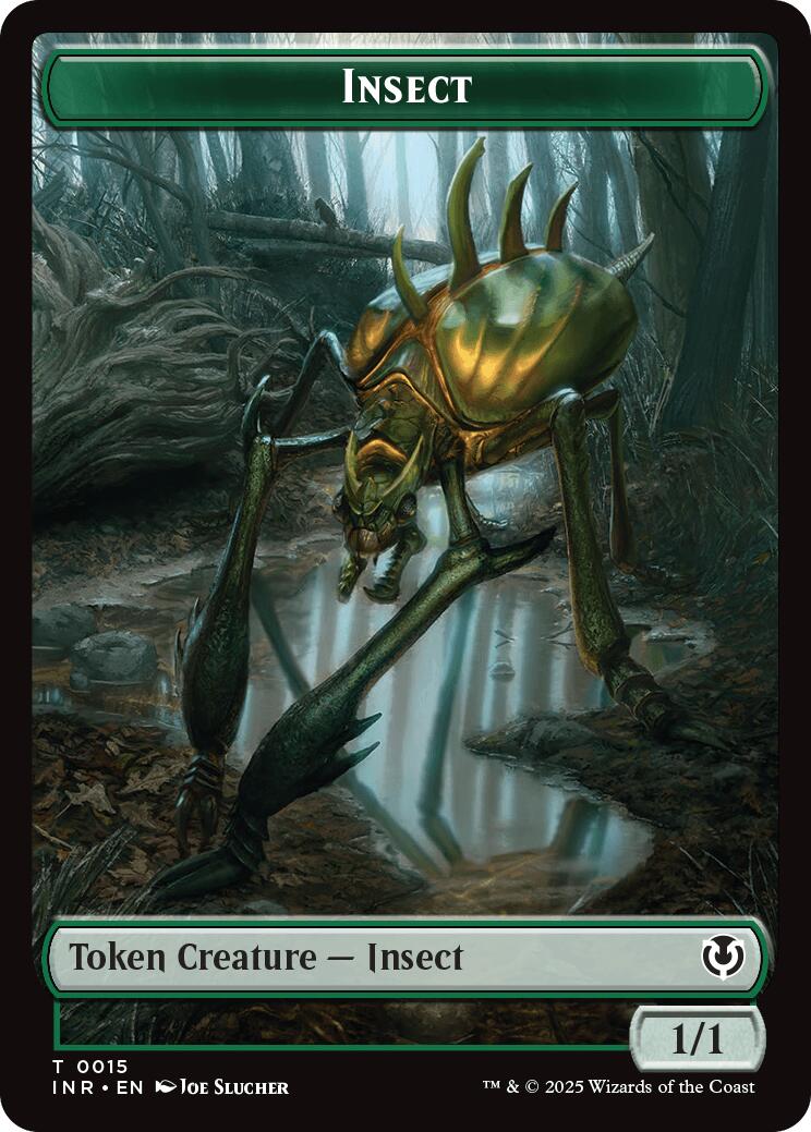 Insect // Spider Double-Sided Token [Innistrad Remastered Tokens] | Chromatic Games