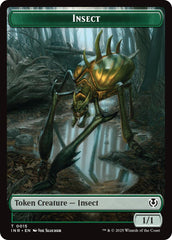 Insect // Spider Double-Sided Token [Innistrad Remastered Tokens] | Chromatic Games