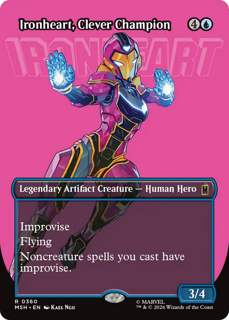 Ironheart, Clever Champion (Borderless) [Marvel Super Heroes] | Chromatic Games