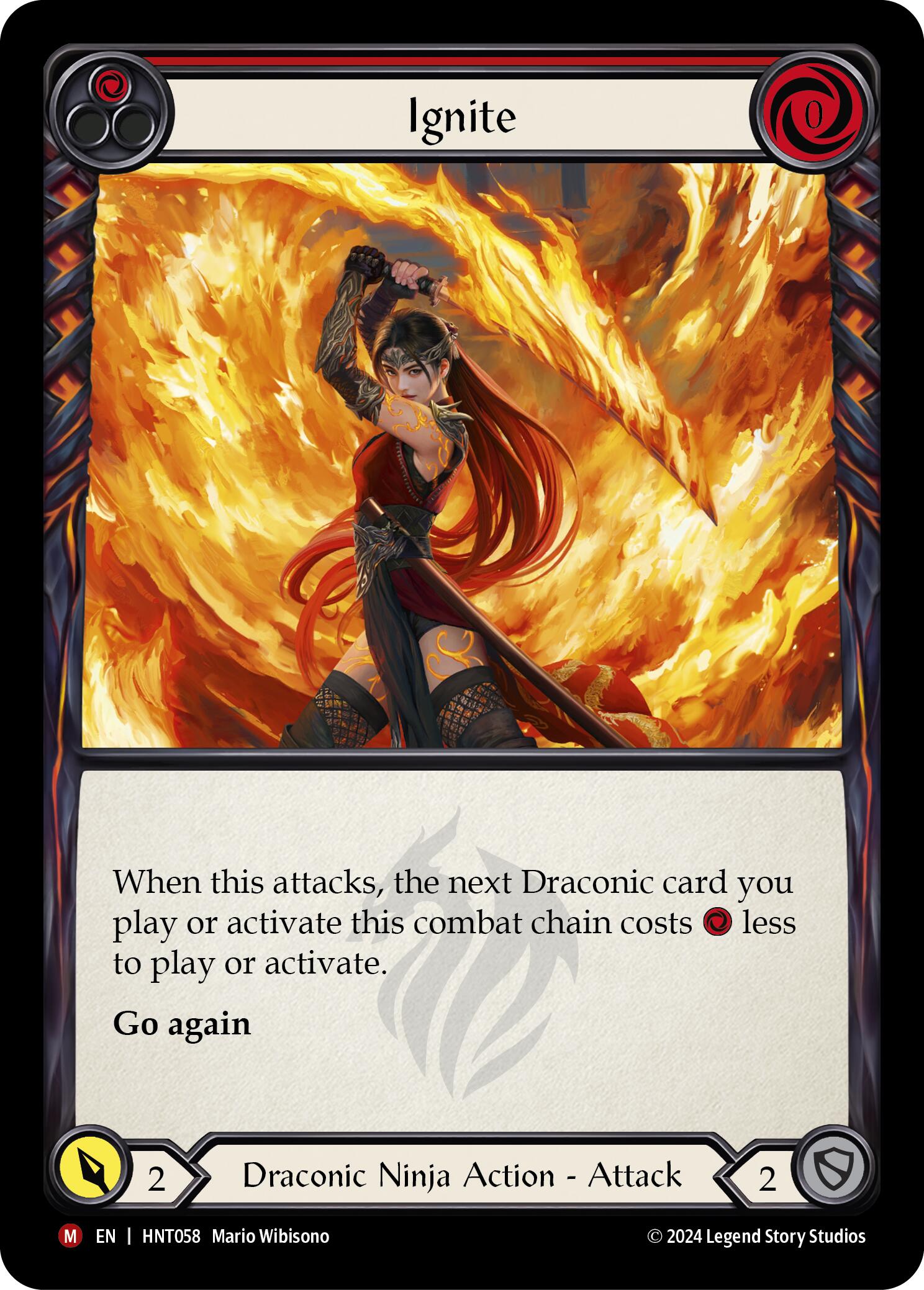 Ignite [HNT058] (The Hunted)  Rainbow Foil | Chromatic Games