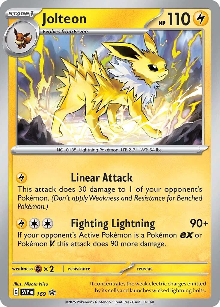 Jolteon (SVP169) [Scarlet & Violet: Black Star Promos] | Chromatic Games