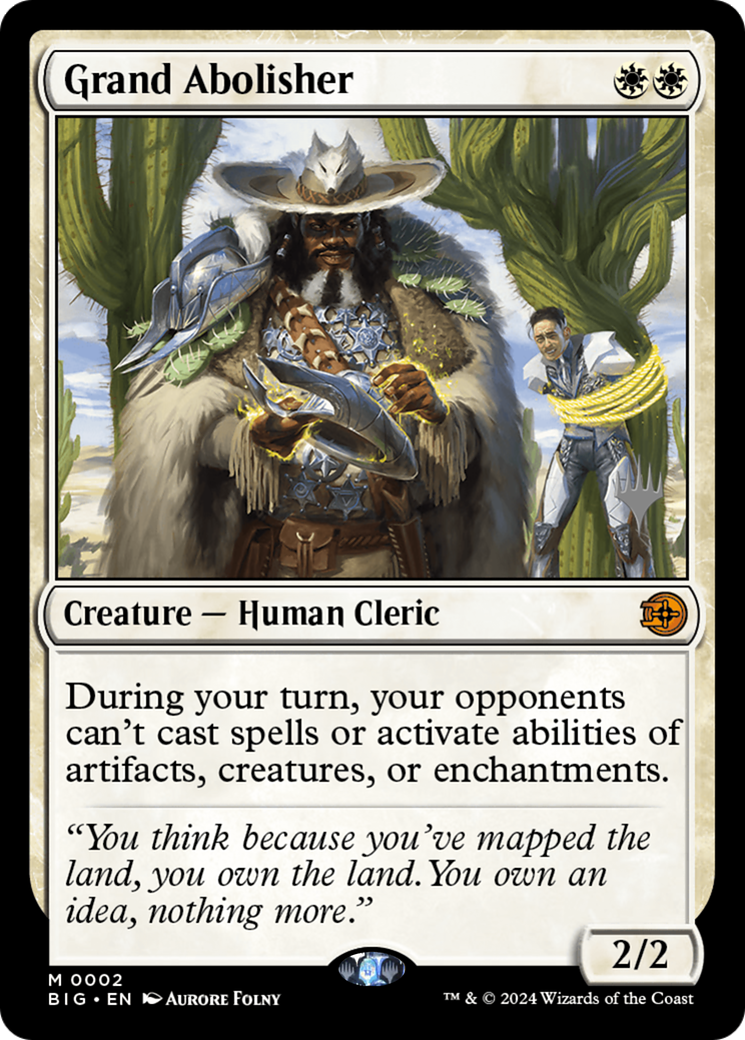 Grand Abolisher [Lorwyn Eclipsed Promos] | Chromatic Games