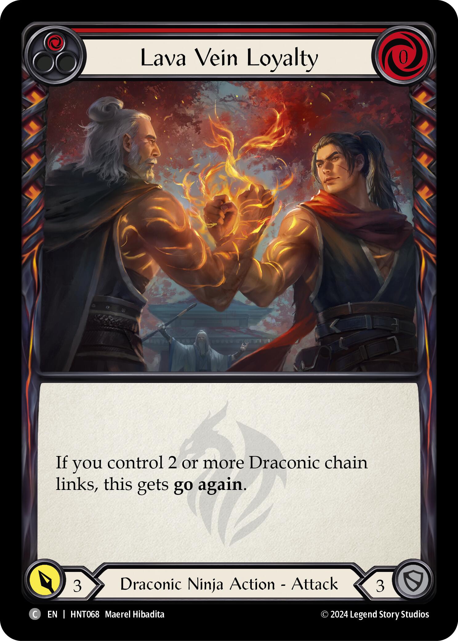 Lava Vein Loyalty (Red) [HNT068] (The Hunted) | Chromatic Games