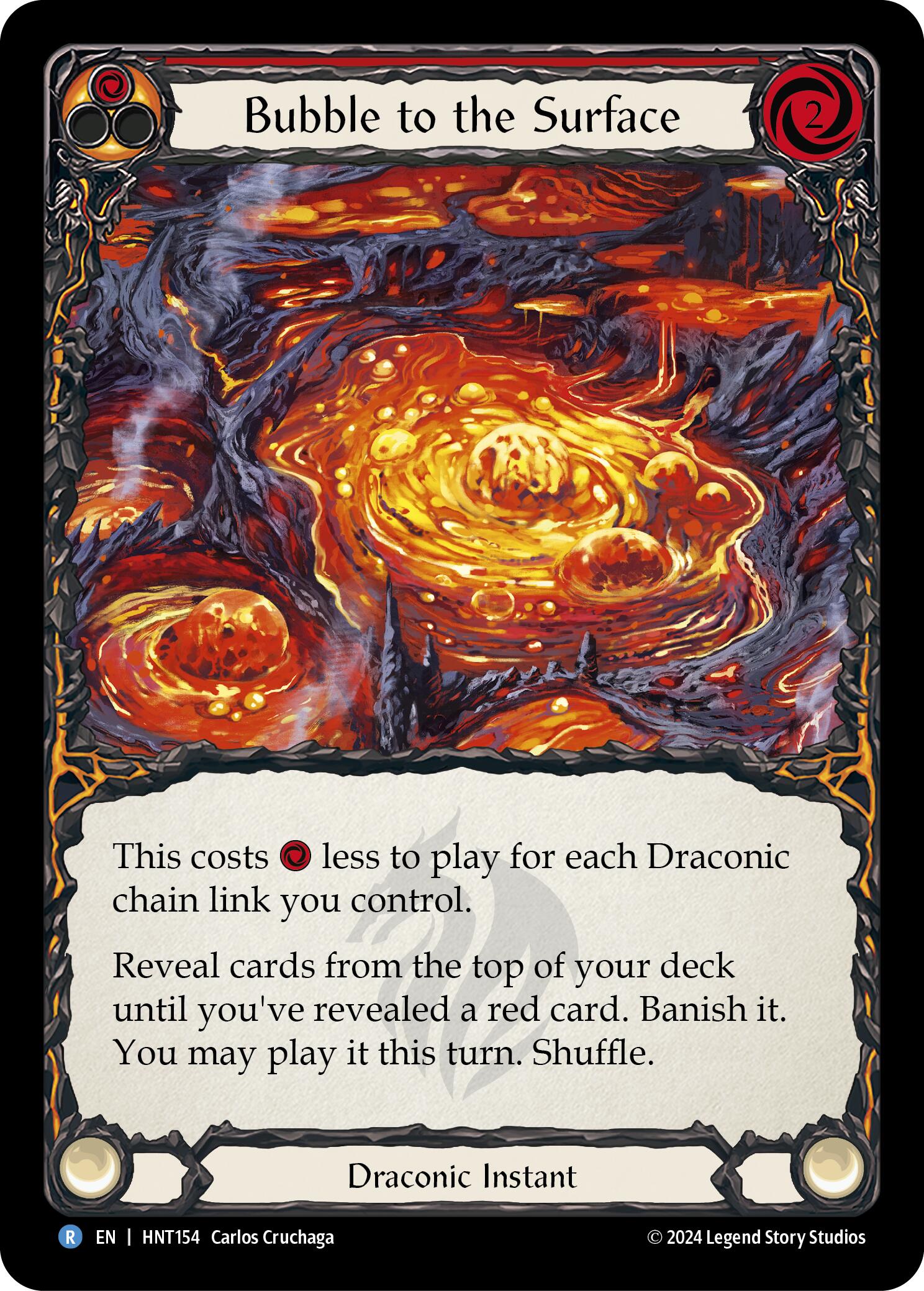 Bubble to the Surface (Red) [HNT154] (The Hunted) | Chromatic Games