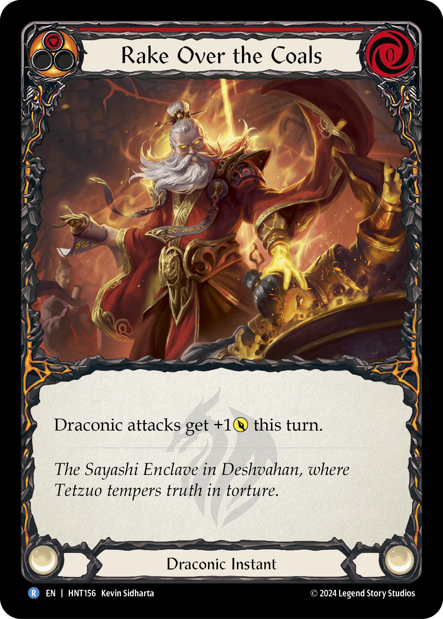 Rake Over the Coals (Red) [HNT156] (The Hunted) | Chromatic Games