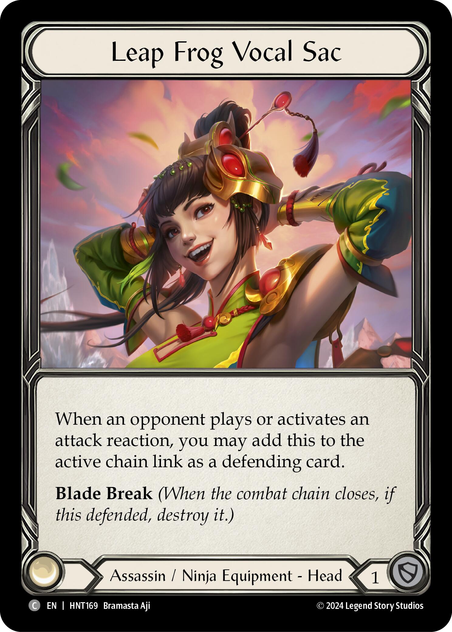 Leap Frog Vocal Sac [HNT169] (The Hunted) | Chromatic Games