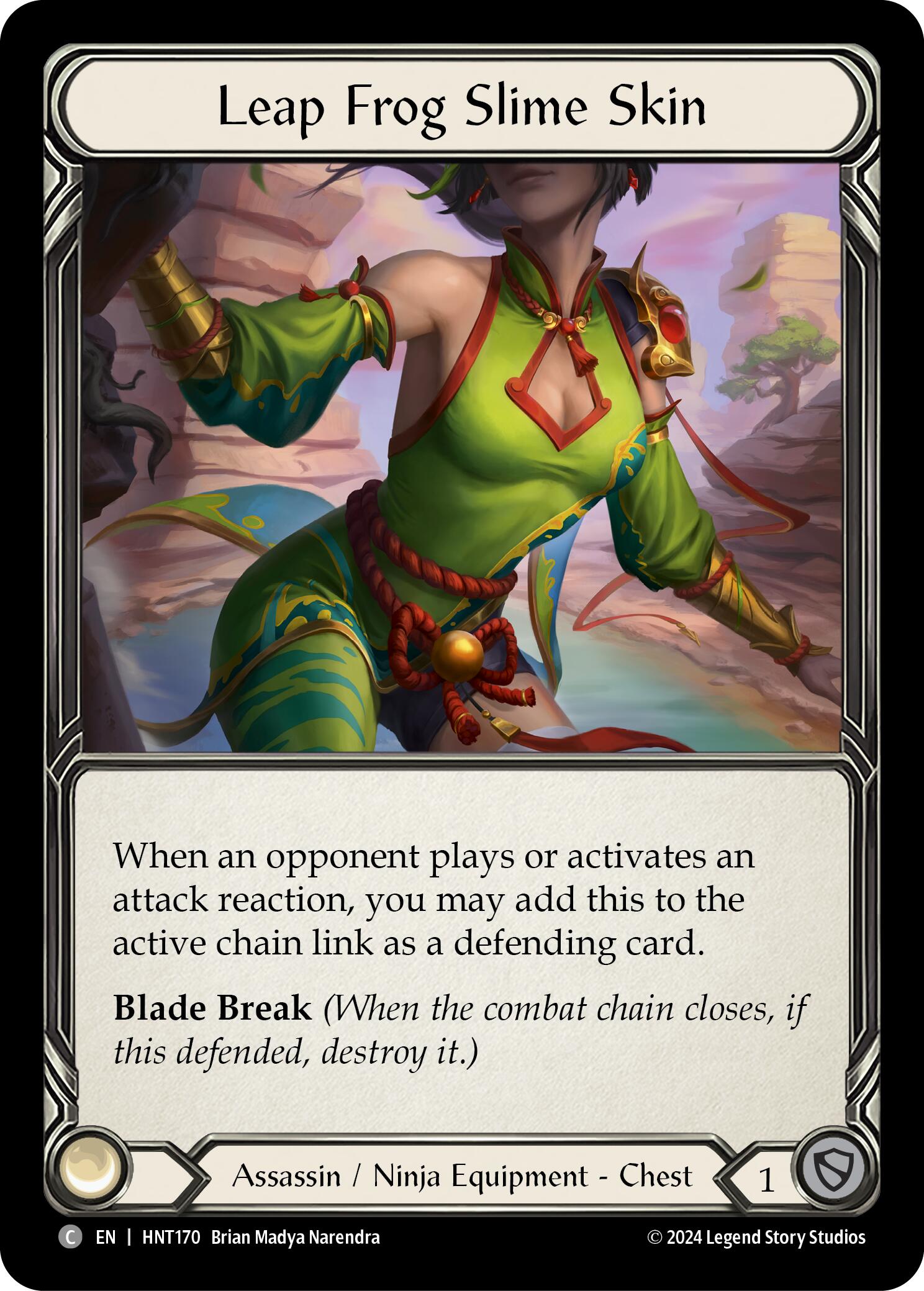 Leap Frog Slime Skin [HNT170] (The Hunted) | Chromatic Games