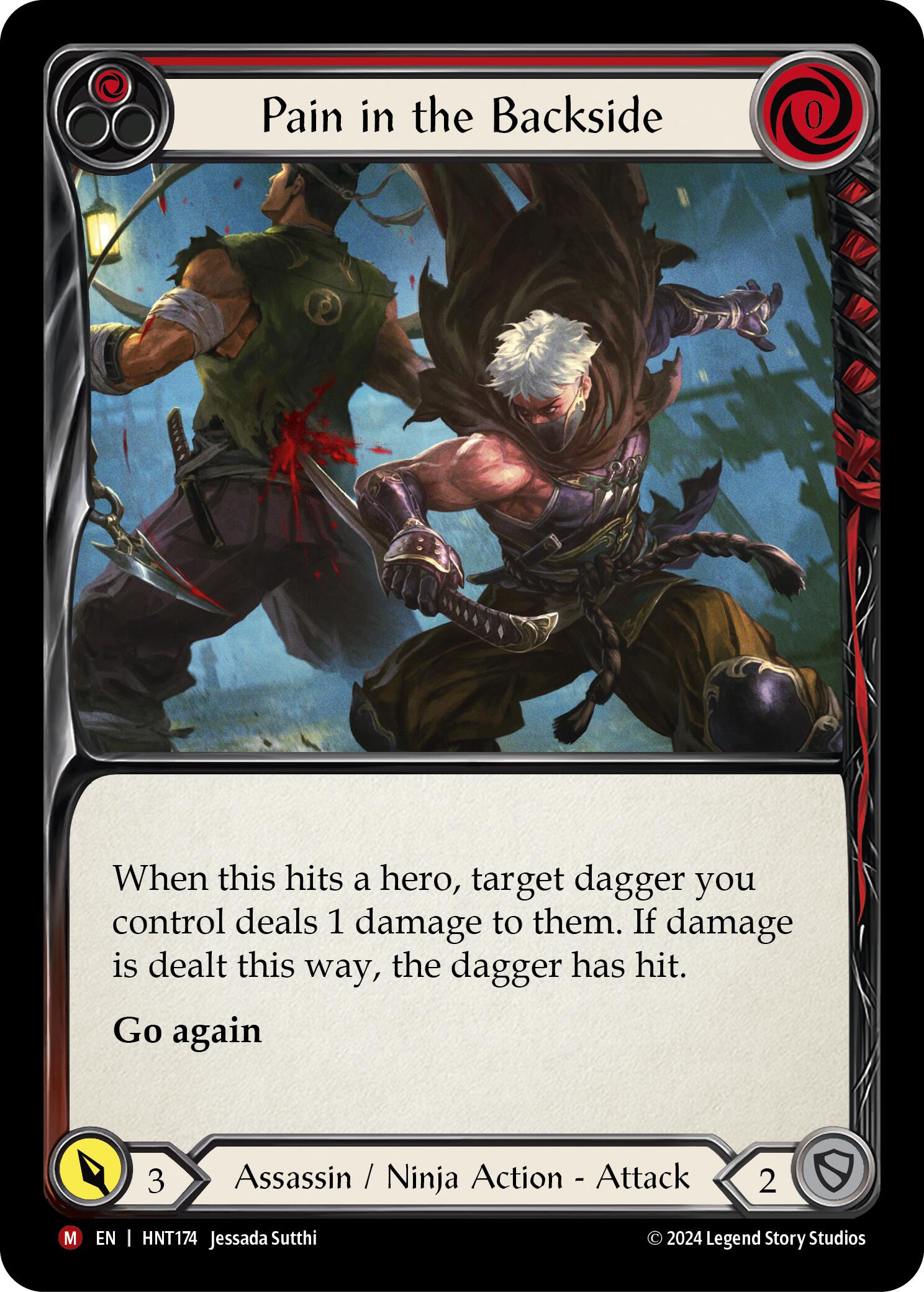 Pain in the Backside [HNT174] (The Hunted)  Rainbow Foil | Chromatic Games