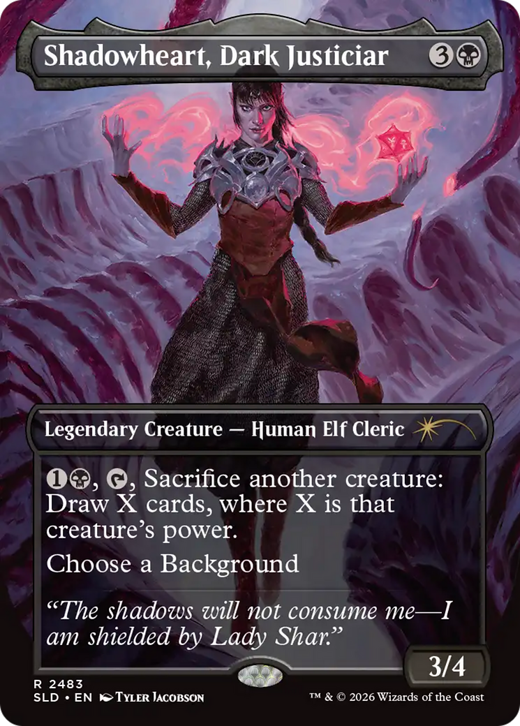 Shadowheart, Dark Justiciar [Secret Lair Drop Series] | Chromatic Games