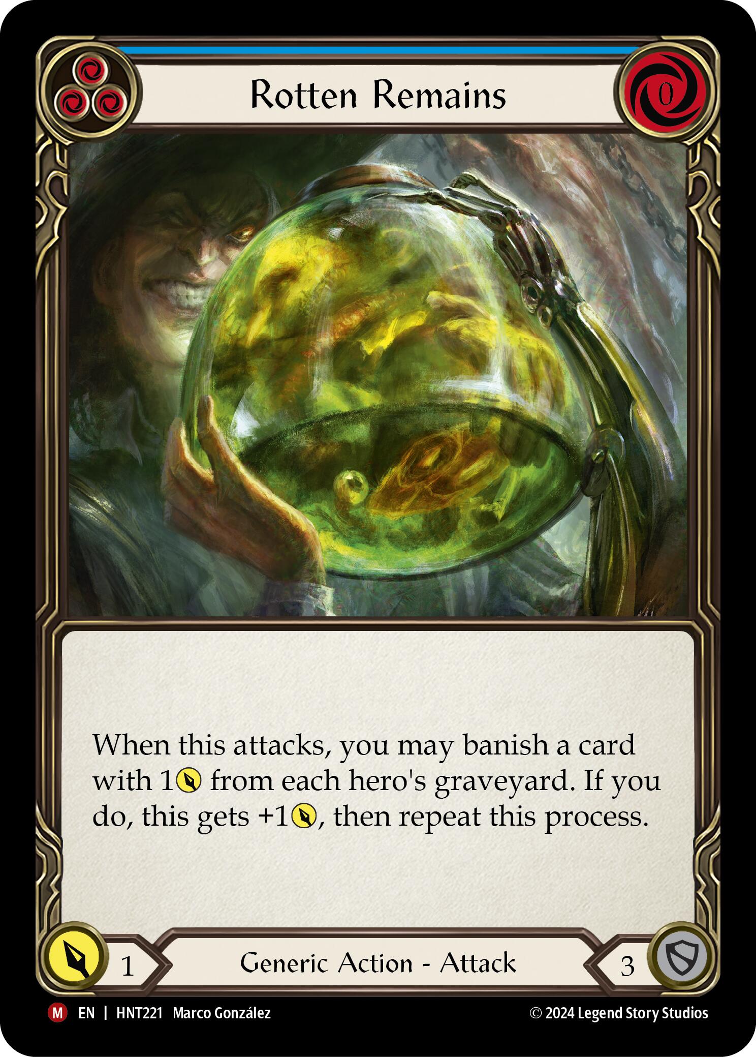 Rotten Remains [HNT221] (The Hunted)  Rainbow Foil | Chromatic Games