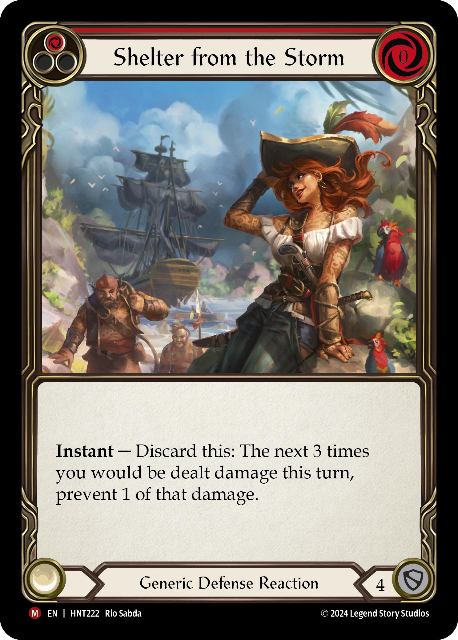 Shelter from the Storm [HNT222] (The Hunted)  Rainbow Foil | Chromatic Games