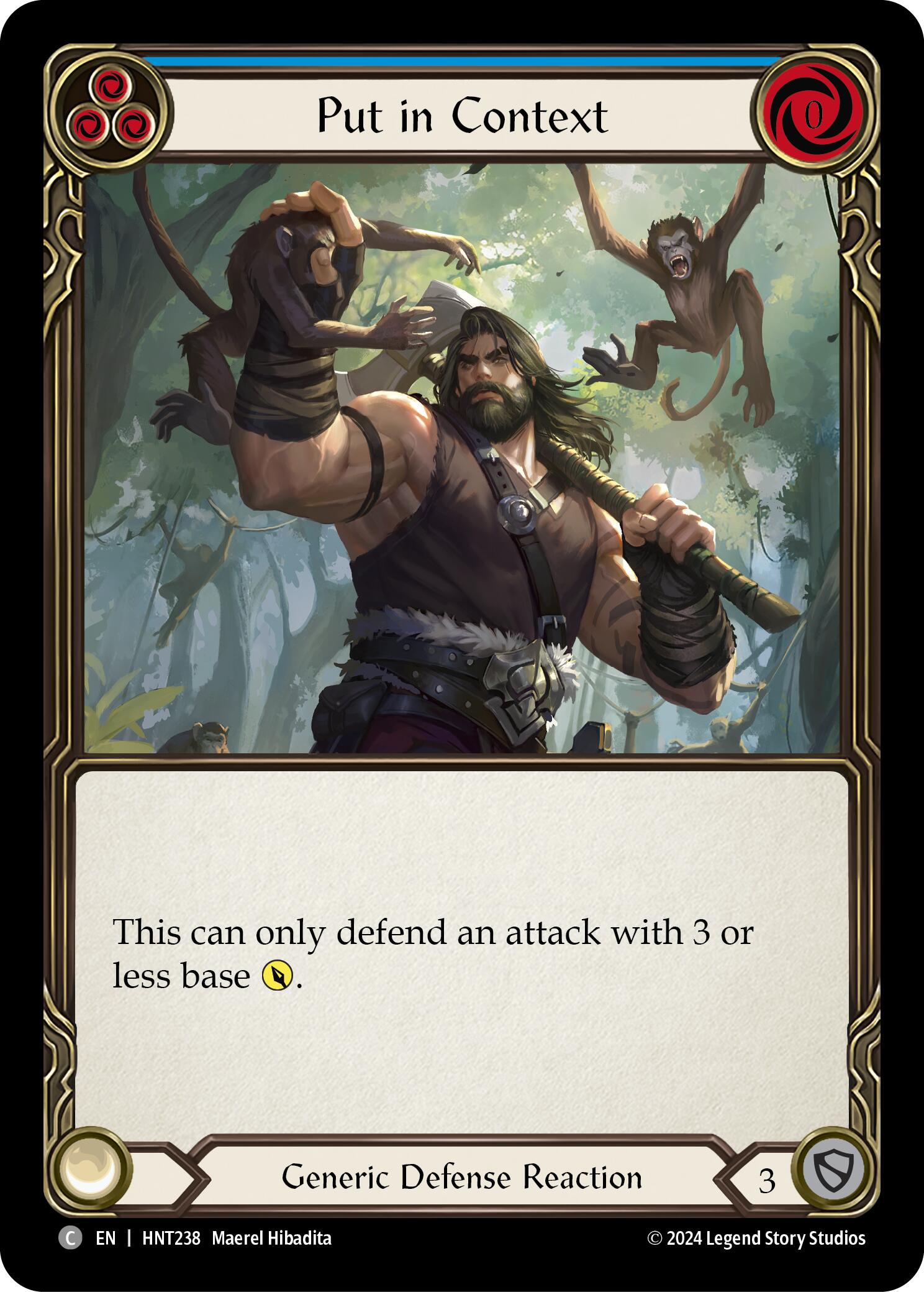 Put in Context (Blue) [HNT238] (The Hunted) | Chromatic Games