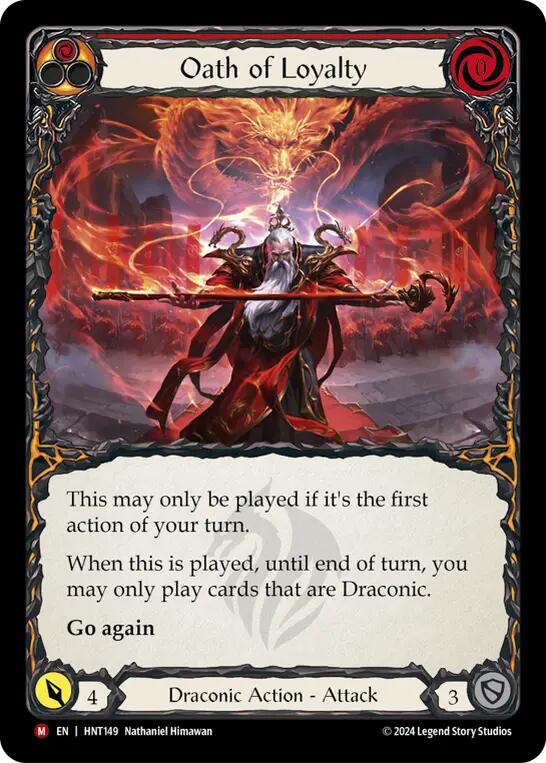 Oath of Loyalty [HNT149] (The Hunted)  Rainbow Foil | Chromatic Games