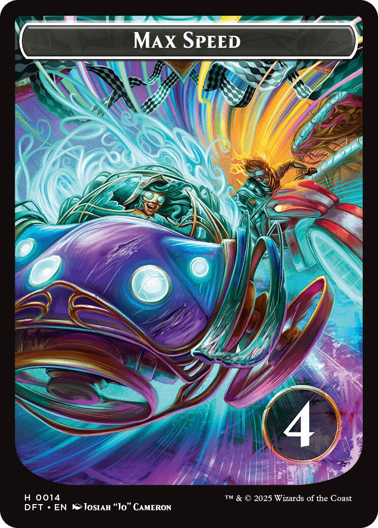 Start Your Engines! // Max Speed [Aetherdrift Tokens] | Chromatic Games