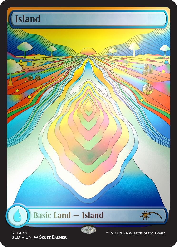 Island (1479) (Rainbow Foil) [Secret Lair Drop Series] | Chromatic Games