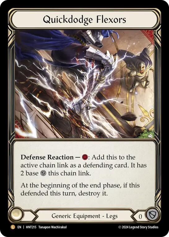 Quickdodge Flexors [HNT215] (The Hunted)  Cold Foil | Chromatic Games