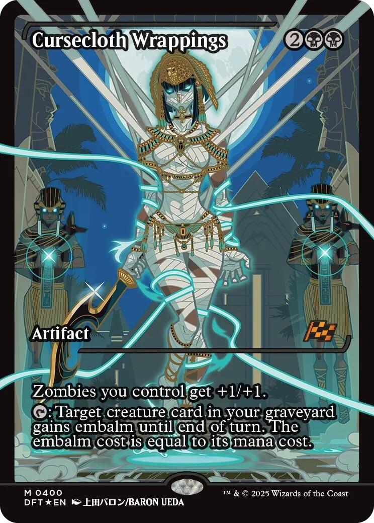 Cursecloth Wrappings (Showcase) (Japanese) [Aetherdrift] | Chromatic Games