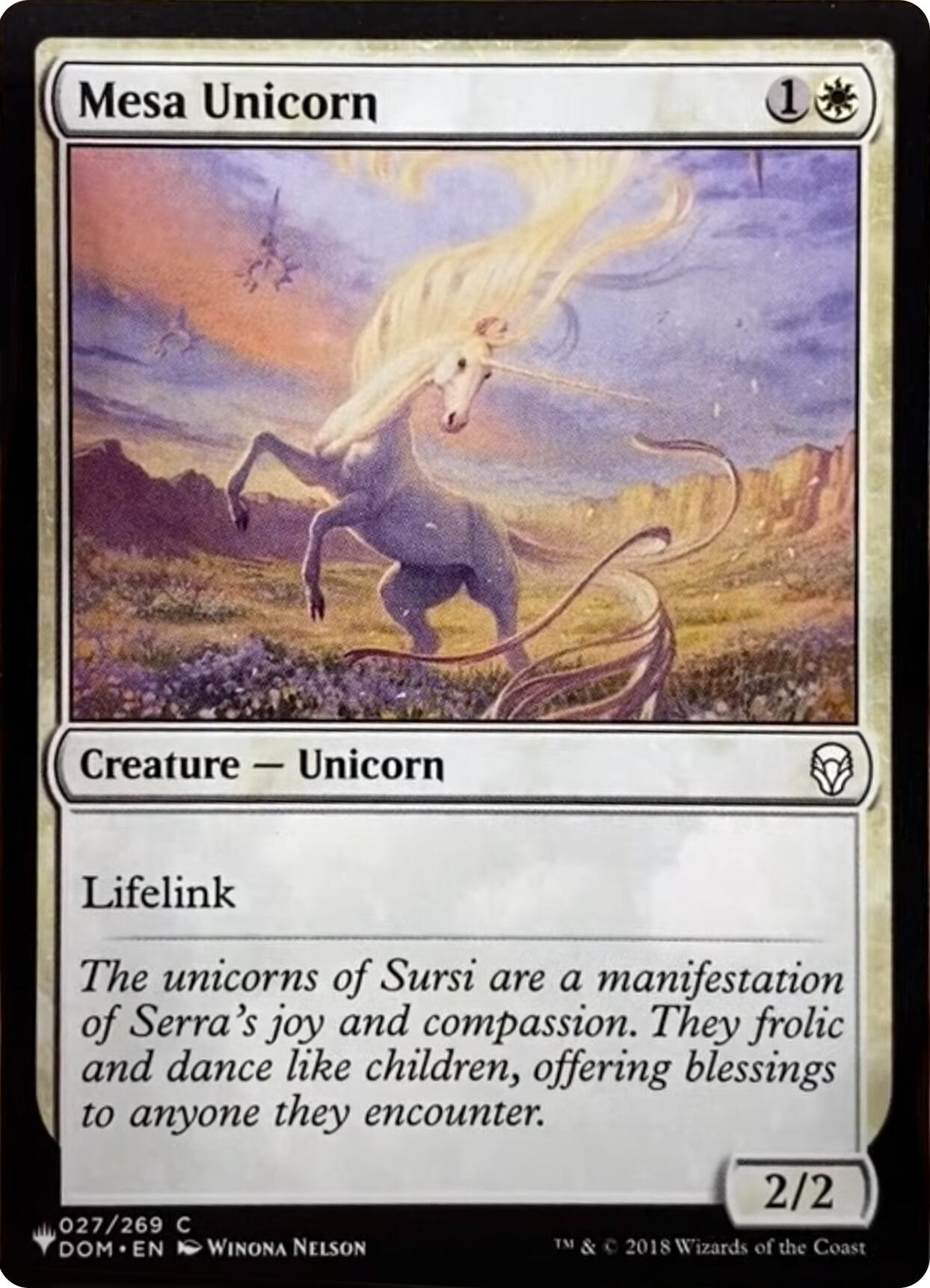 Mesa Unicorn [The List] | Chromatic Games