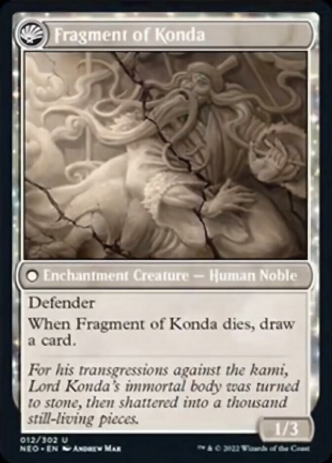 The Fall of Lord Konda // Fragment of Konda [Kamigawa: Neon Dynasty] | Chromatic Games