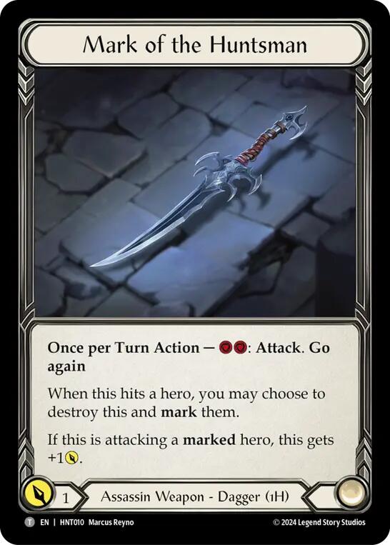 Mark of the Huntsman // Obsidian Fire Vein [HNT010//HNT100] (The Hunted) | Chromatic Games