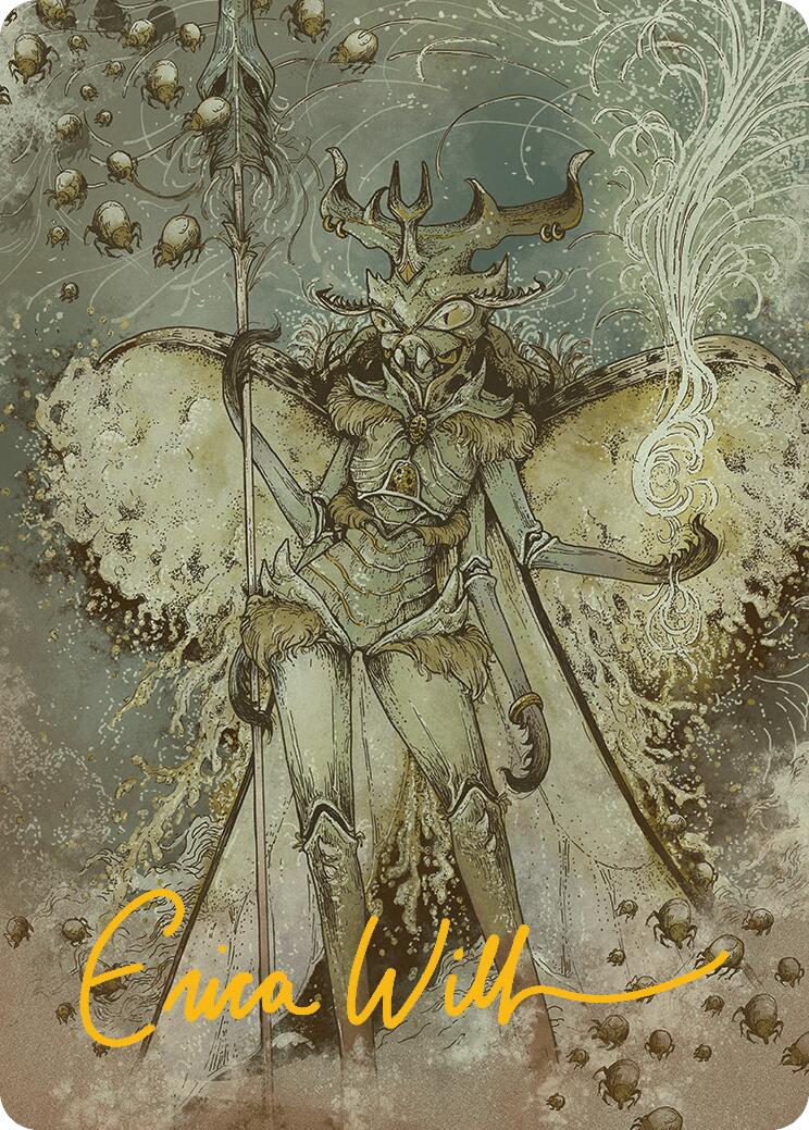 Aatchik, Emerald Radian Art Card (6/54) (Gold-Stamped Signature) [Aetherdrift Art Series] | Chromatic Games