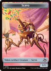 Servo // Thopter (0009) Double-Sided Token [Aetherdrift Tokens] | Chromatic Games