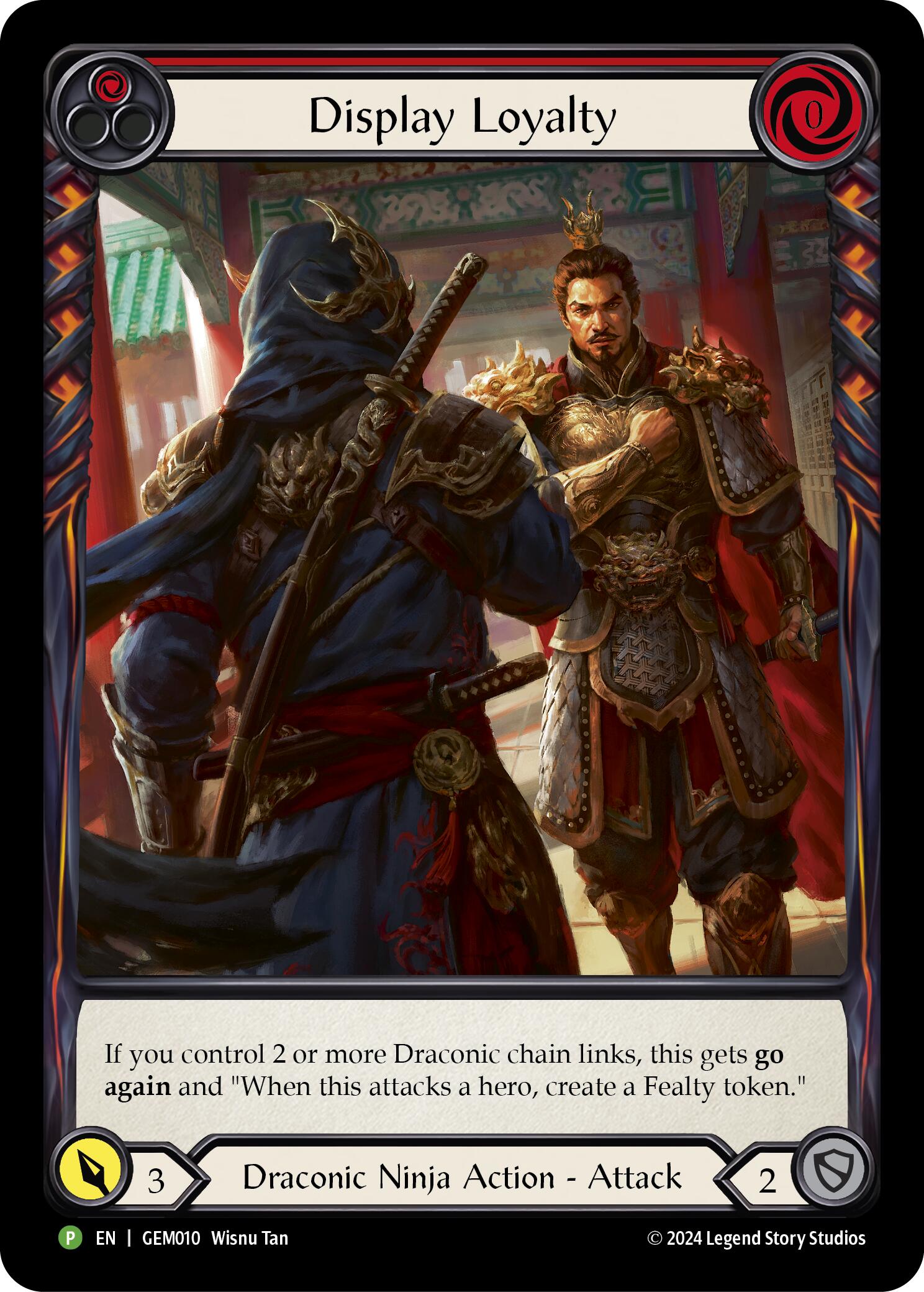 Display Loyalty (Red) [GEM010] (GEM Pack 1)  Rainbow Foil | Chromatic Games
