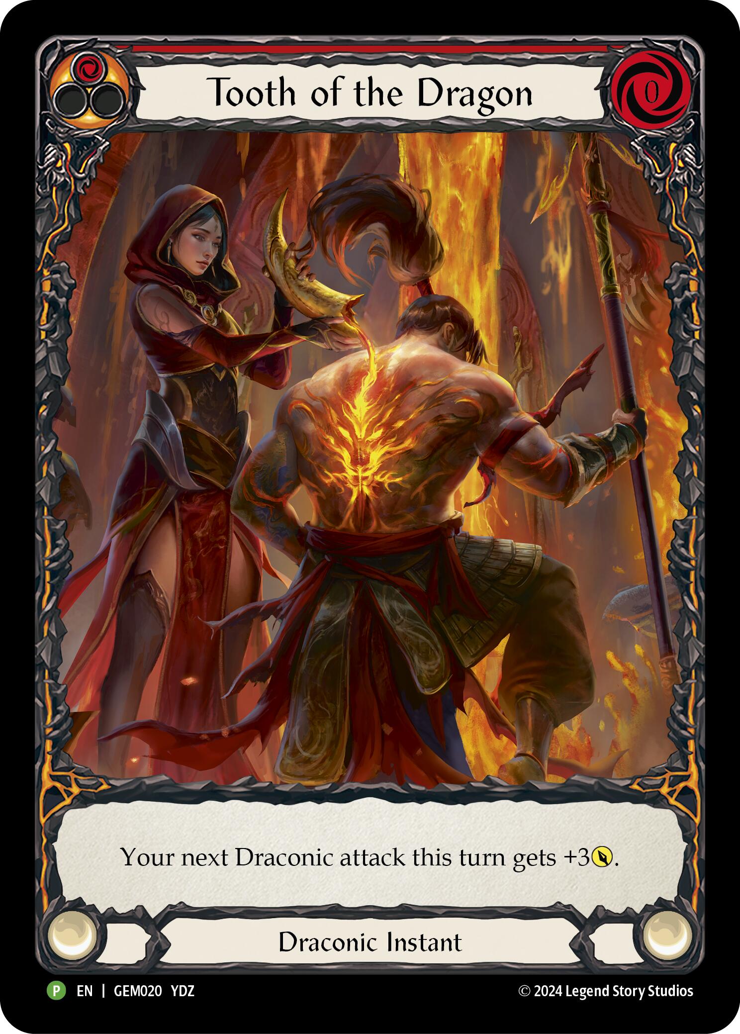 Tooth of the Dragon (Red) [GEM020] (GEM Pack 1)  Rainbow Foil | Chromatic Games
