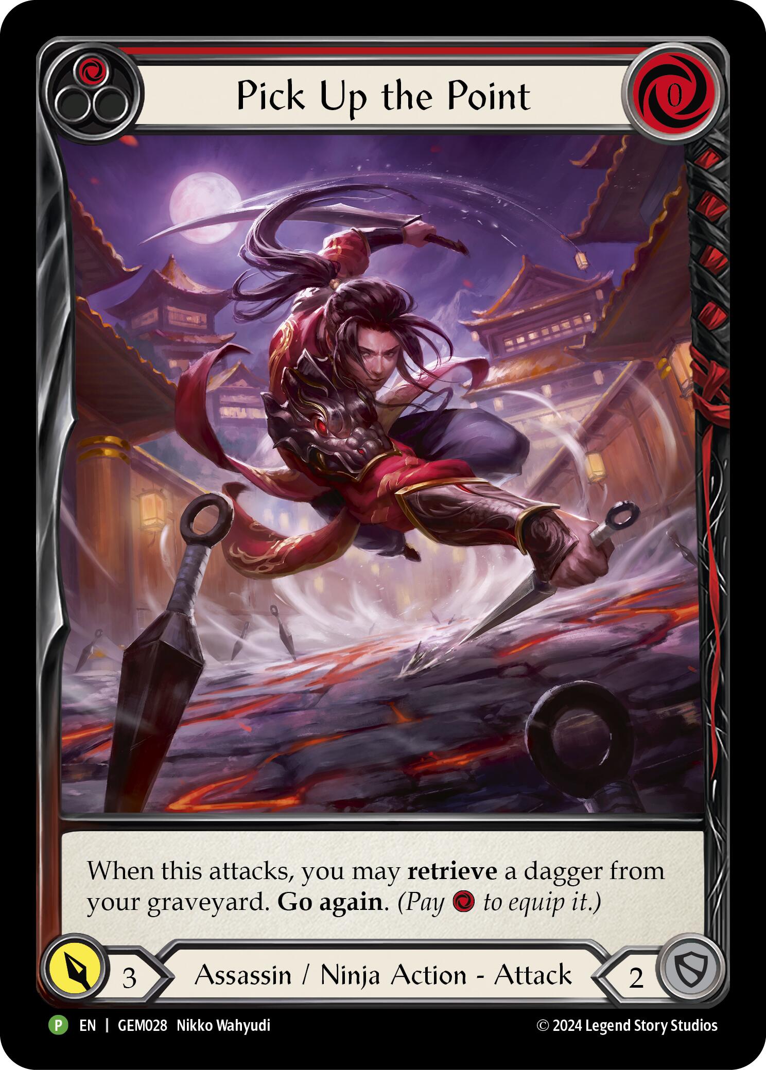 Pick Up the Point (Red) [GEM028] (GEM Pack 1)  Rainbow Foil | Chromatic Games