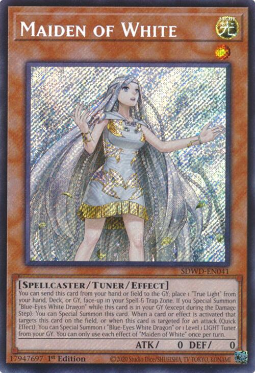 Maiden of White (Secret Rare) [SDWD-EN041] Secret Rare | Chromatic Games