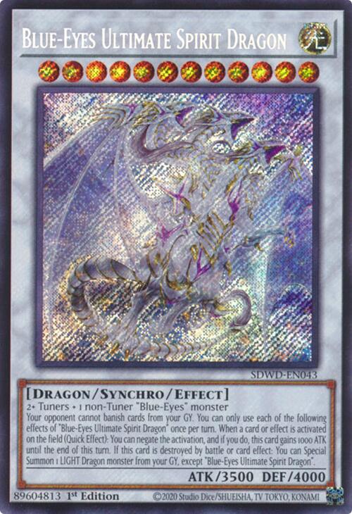 Blue-Eyes Ultimate Spirit Dragon (Secret Rare) [SDWD-EN043] Secret Rare | Chromatic Games