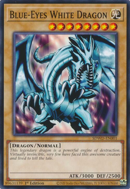 Blue-Eyes White Dragon [SDWD-EN001] Common | Chromatic Games