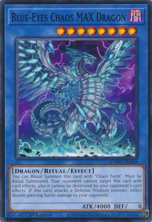 Blue-Eyes Chaos MAX Dragon [SDWD-EN009] Common | Chromatic Games