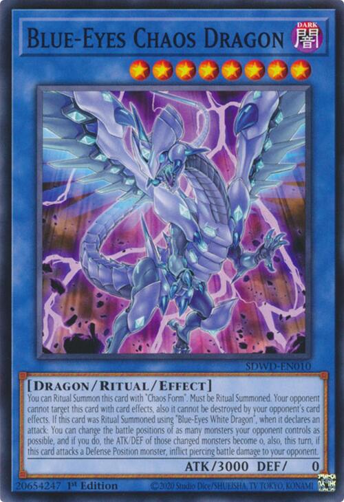 Blue-Eyes Chaos Dragon [SDWD-EN010] Common | Chromatic Games