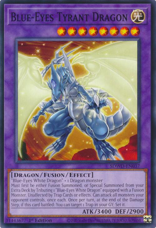 Blue-Eyes Tyrant Dragon [SDWD-EN037] Common | Chromatic Games