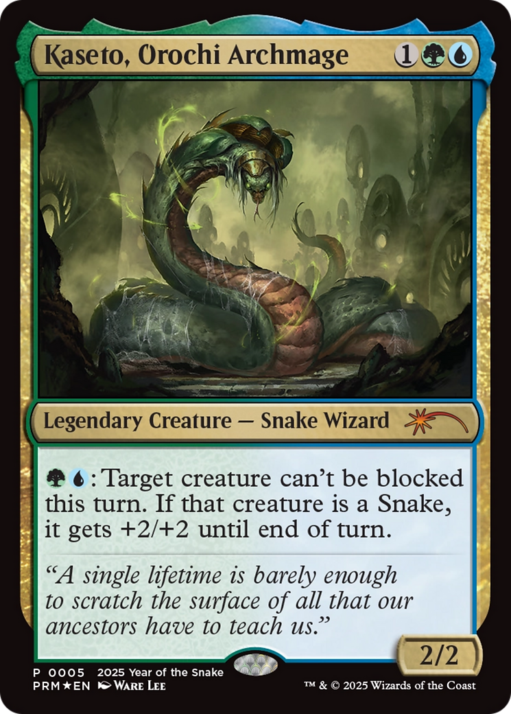 Kaseto, Orochi Archmage (Year of the Snake 2025) [Standard Showdown Promos] | Chromatic Games
