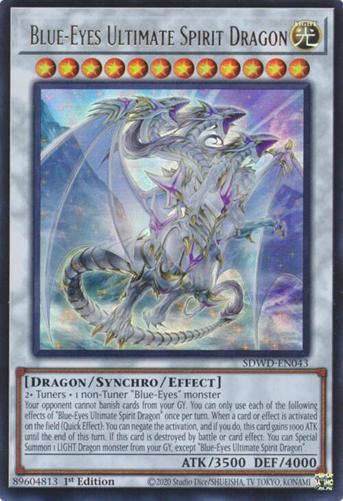 Blue-Eyes Ultimate Spirit Dragon [SDWD-EN043] Ultra Rare | Chromatic Games