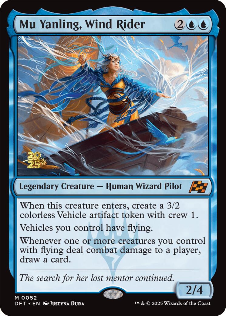 Mu Yanling, Wind Rider [Aetherdrift Prerelease Promos] | Chromatic Games